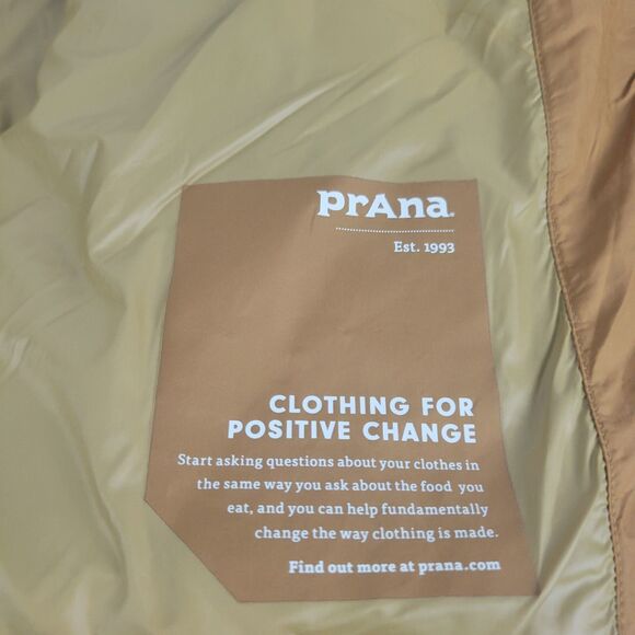 Prana Mens Whitney Portal Duck Down Feather Puffer Jacket Hooded 2XL NWT $270 - Picture 6 of 12